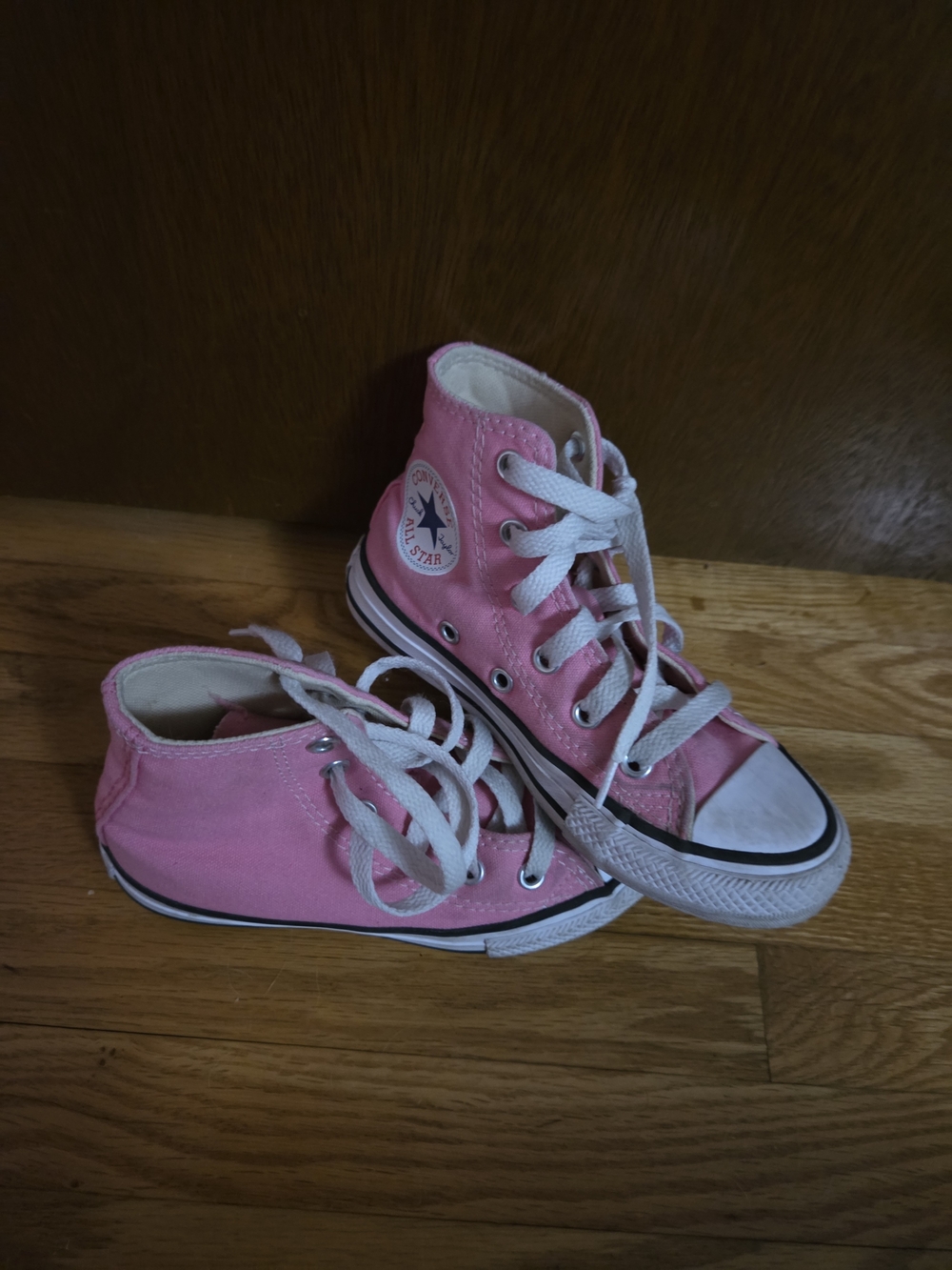 Converse Kids Pink High-Top Canvas Sneakers
